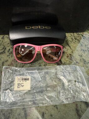 Bebe Women's Sunglasses Blissful BB7027 Blush w/Brown Gradient Lens Size 57mm
